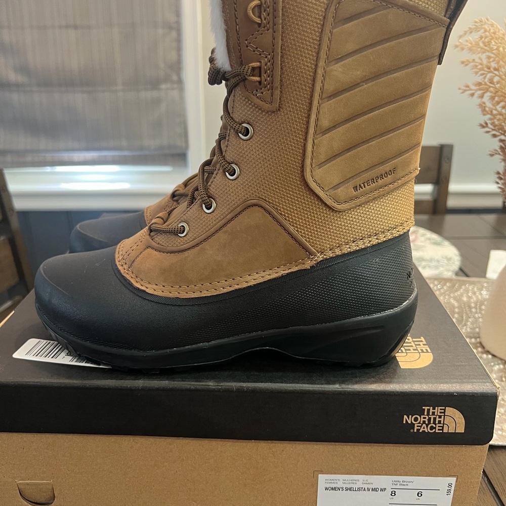NEW The North Face Shellista IV Mid WP Boot Sz 8 Women’s